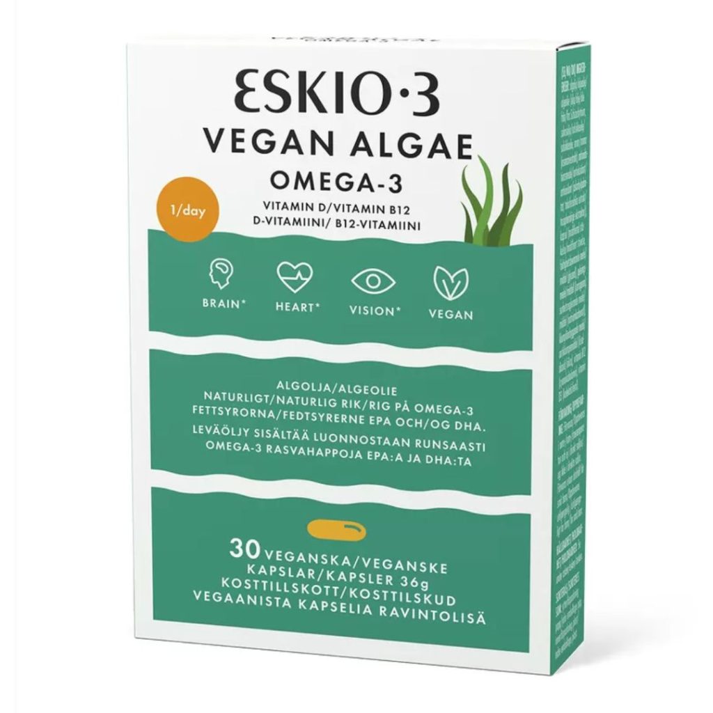 Eskio-3 Vegan Algae kapsler