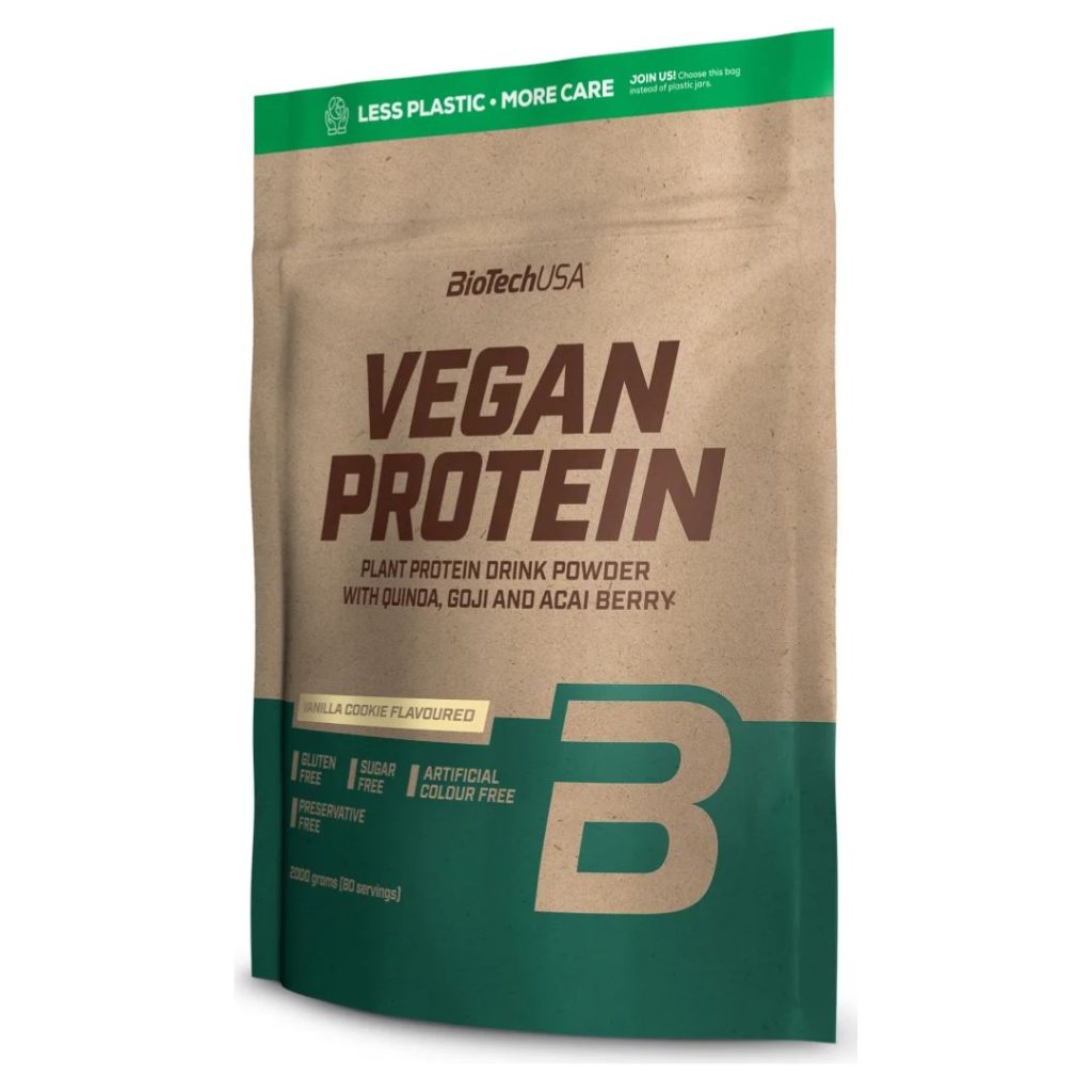 Pakke med BioTechUSA Vegan Protein Pulver