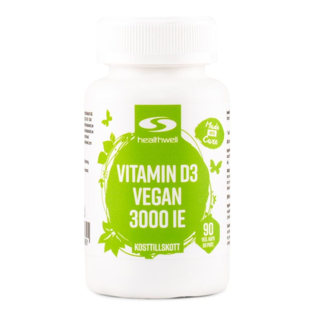 Healthwell Vitamin D3 Vegan kapsler