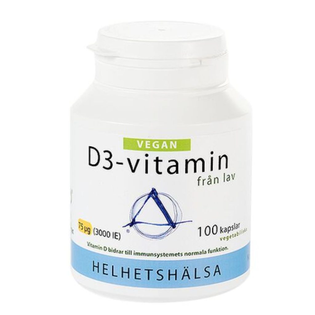 Helhetshälsa D3-vitamin Vegan kapsler
