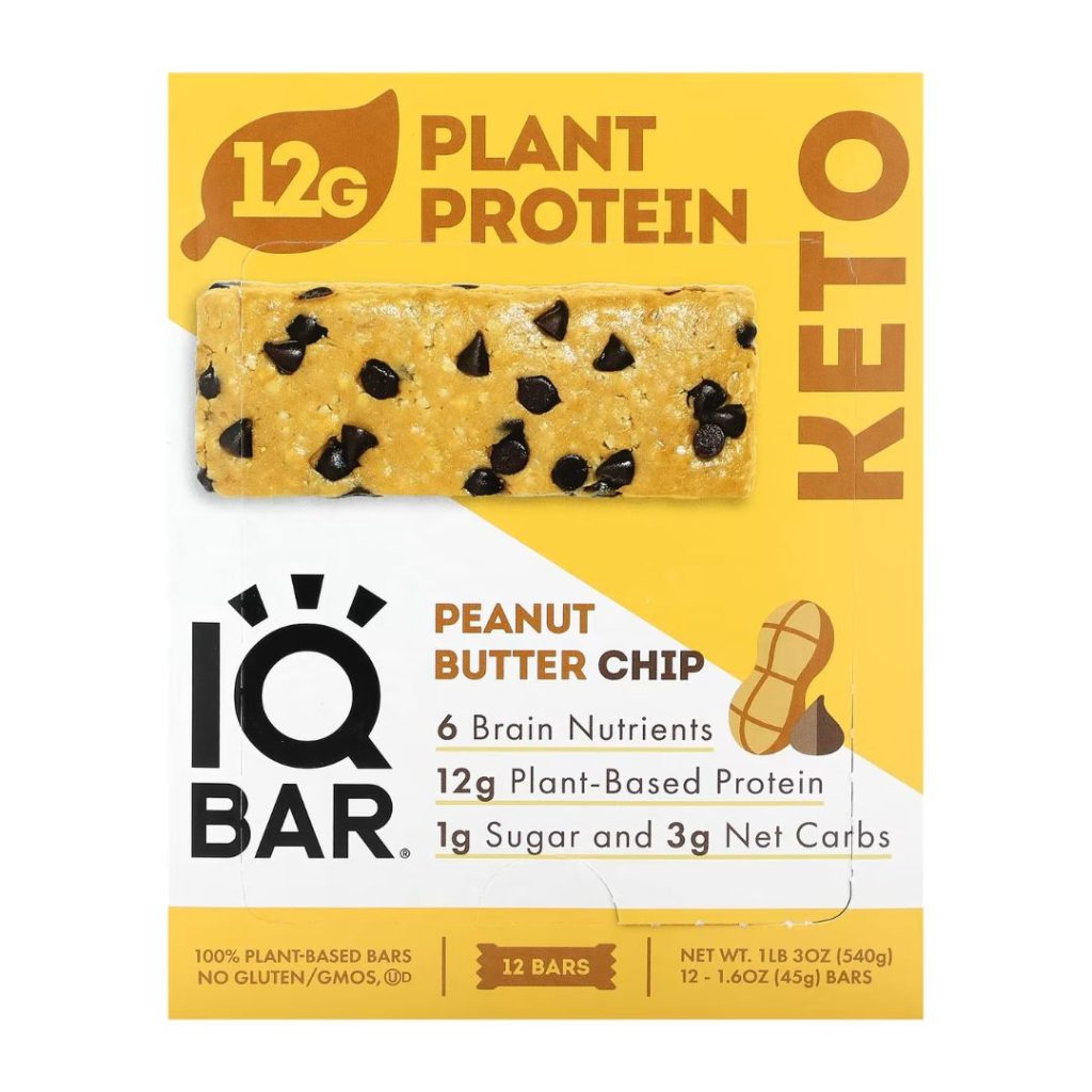 IQBAR vegansk proteinbar i indpakning.