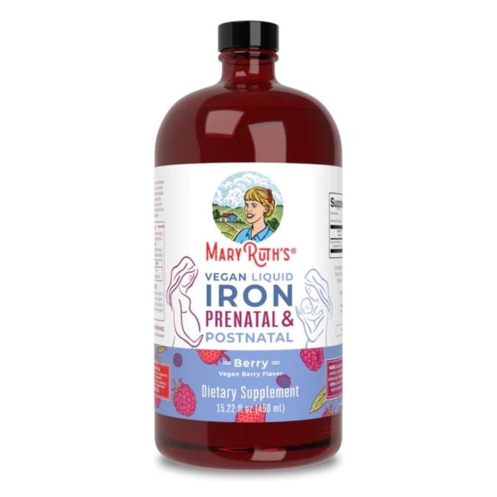 Billede af MaryRuth’s Prenatal & Postnatal Iron flydende jerntilskud.