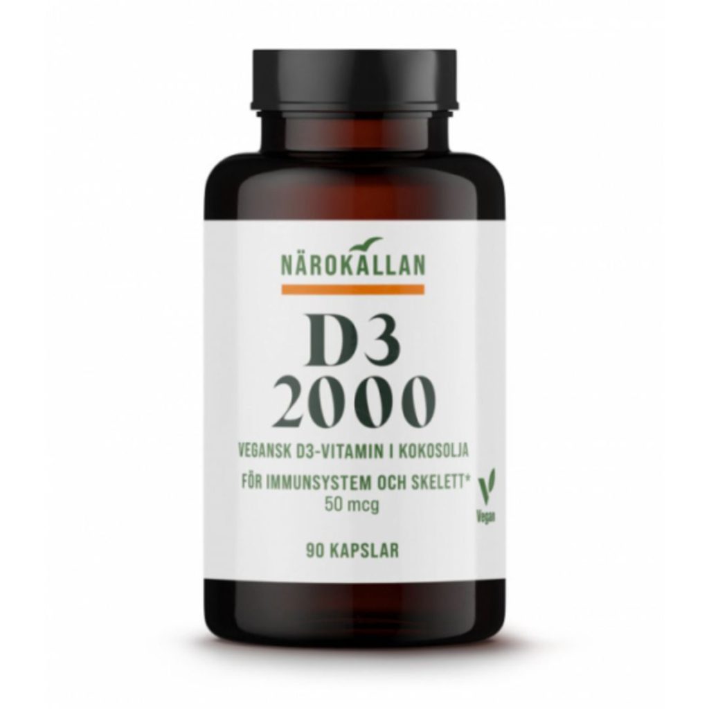 Närokällan D3 Vegan kapsler