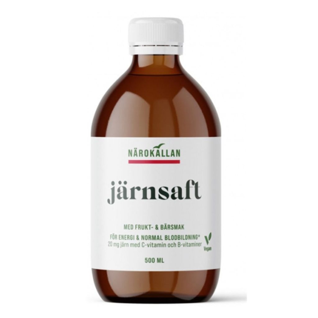 Billede af Närokällan Jernsaft i en flaske.