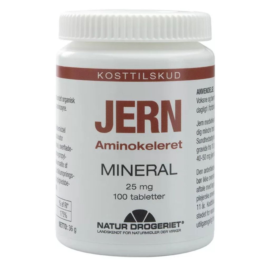 Billede af Natur-Drogeriet Jern tabletbeholder.
