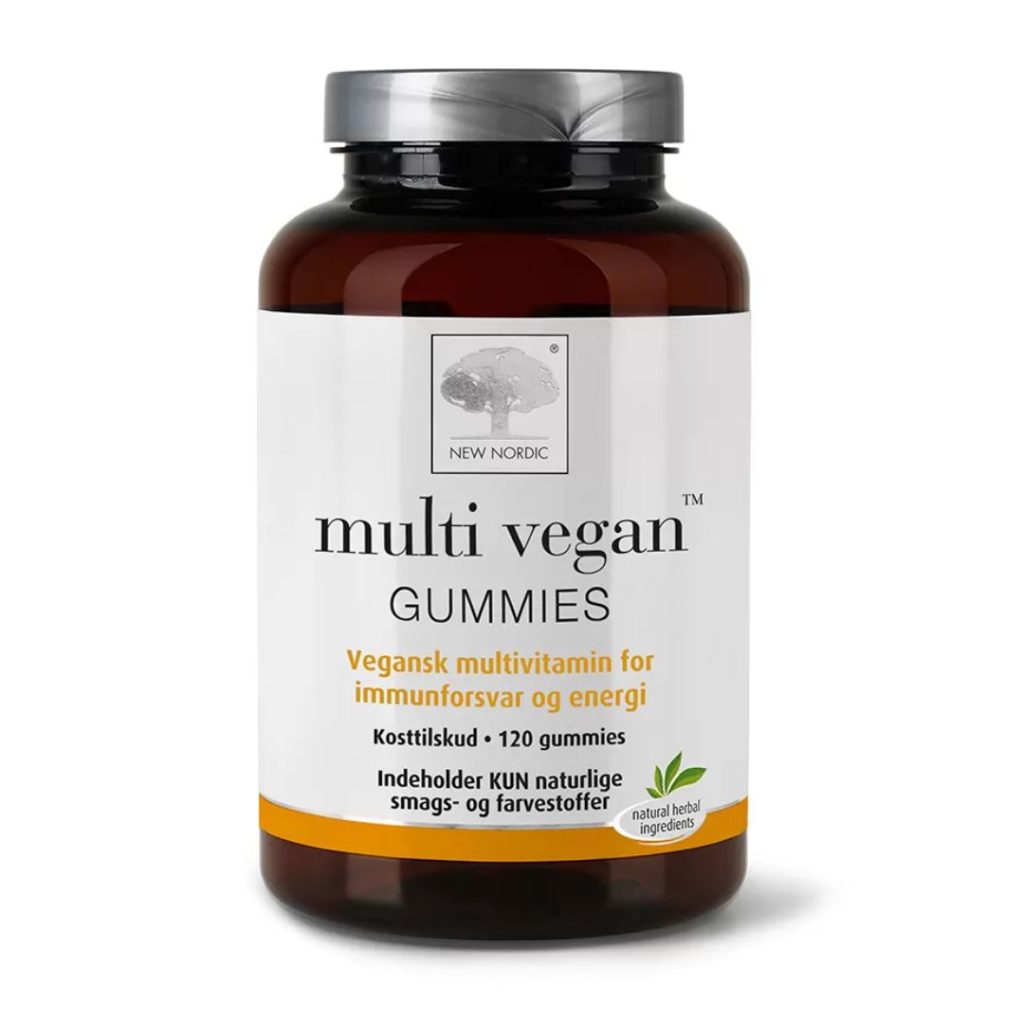 New Nordic Multi Vegan Gummies i klar beholder med 120 stk.