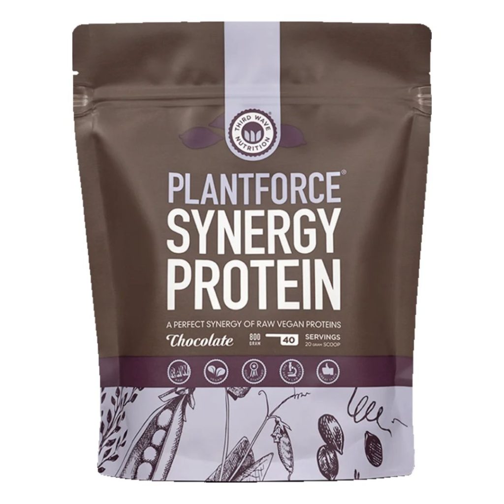 Pakke med Plantforce Synergy Protein