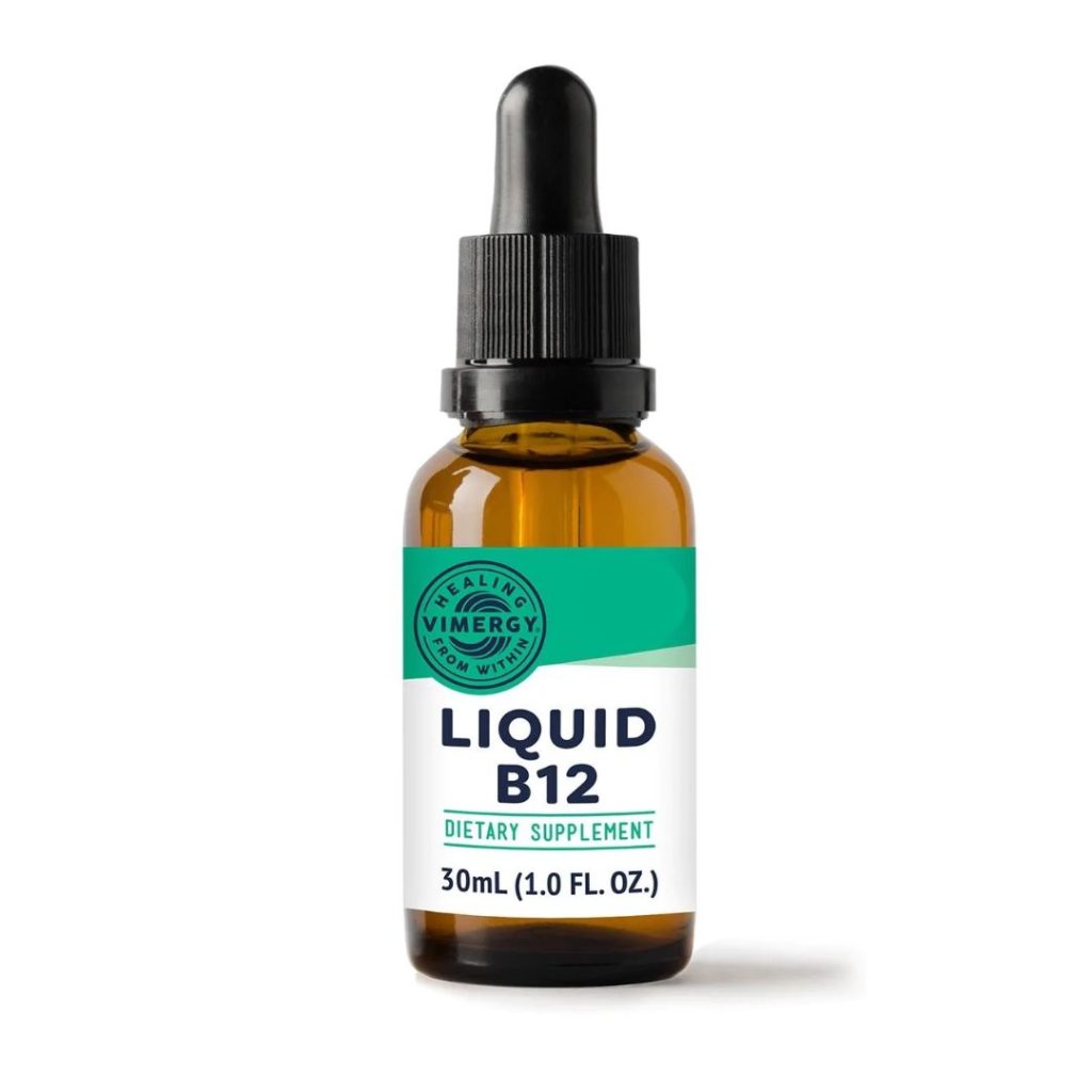 Vimergy Vitamin B-12 flaske med pipette