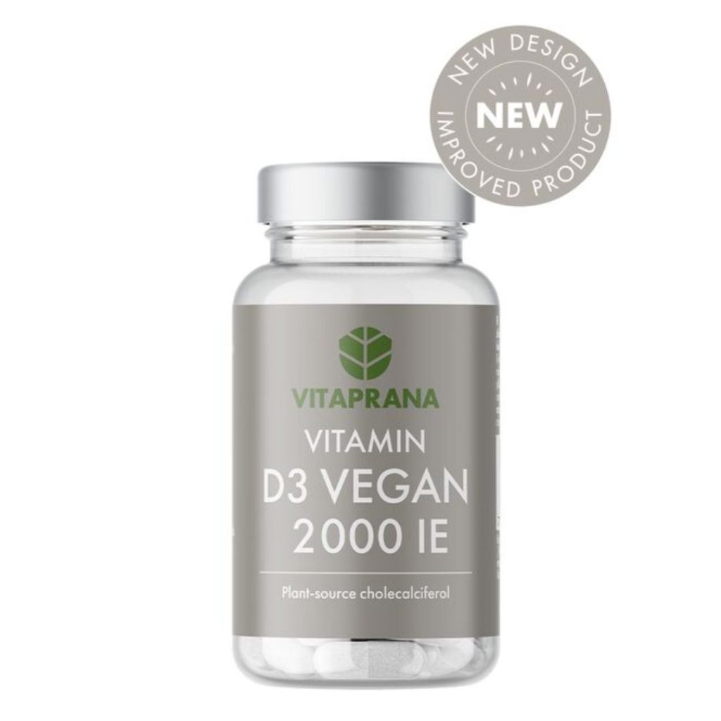 Vitaprana Vitamin D3 Vegan 2000 IE kapsler