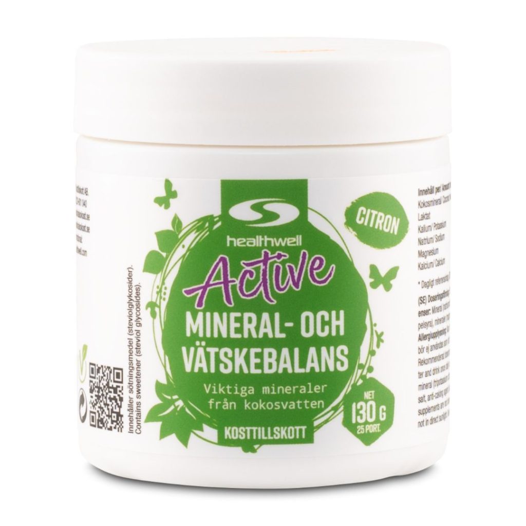 Healthwell Active Mineral- og Væskebalance elektrolytpulver