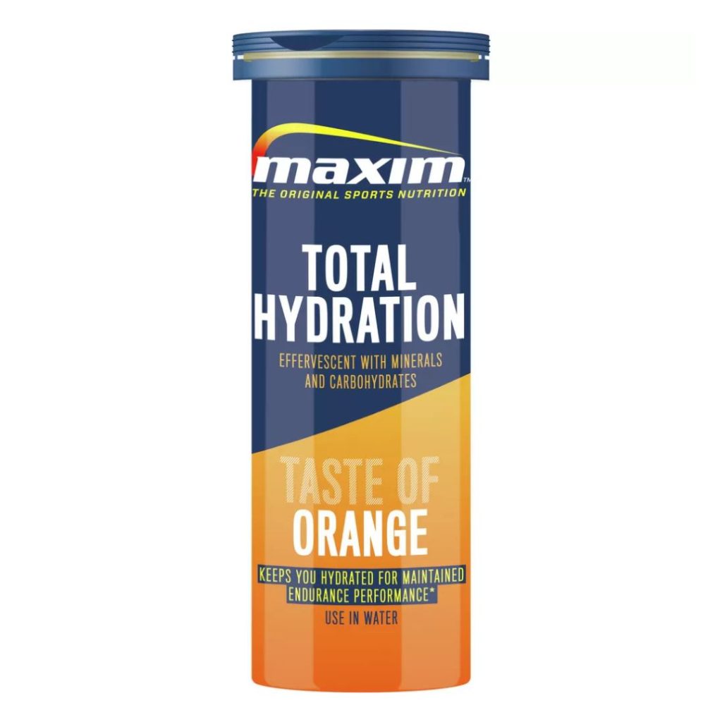 Maxim Total Hydration brusetabletter med appelsinsmag