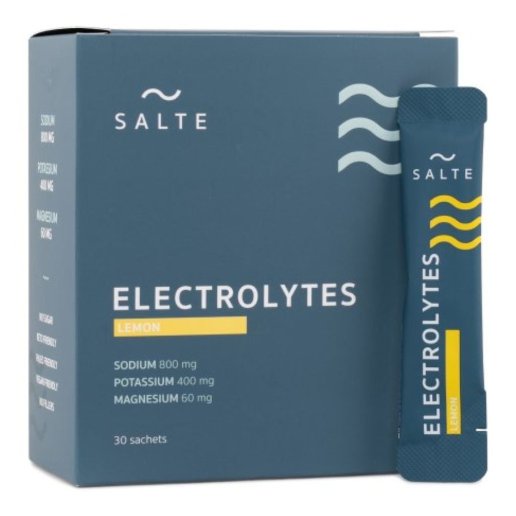 SALTE elektrolytpulver i praktiske portionsposer