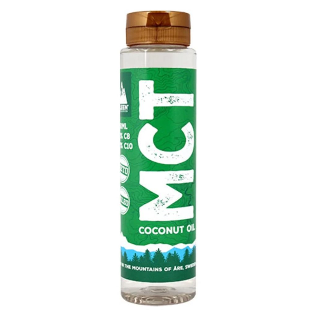 Flaske med KLEEN MCT Coconut Oil, 250 ml.