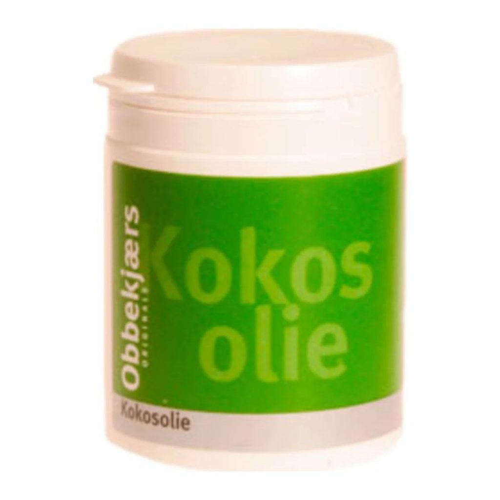 Kokosolie fra Obbekjærs, økologisk og naturlig.