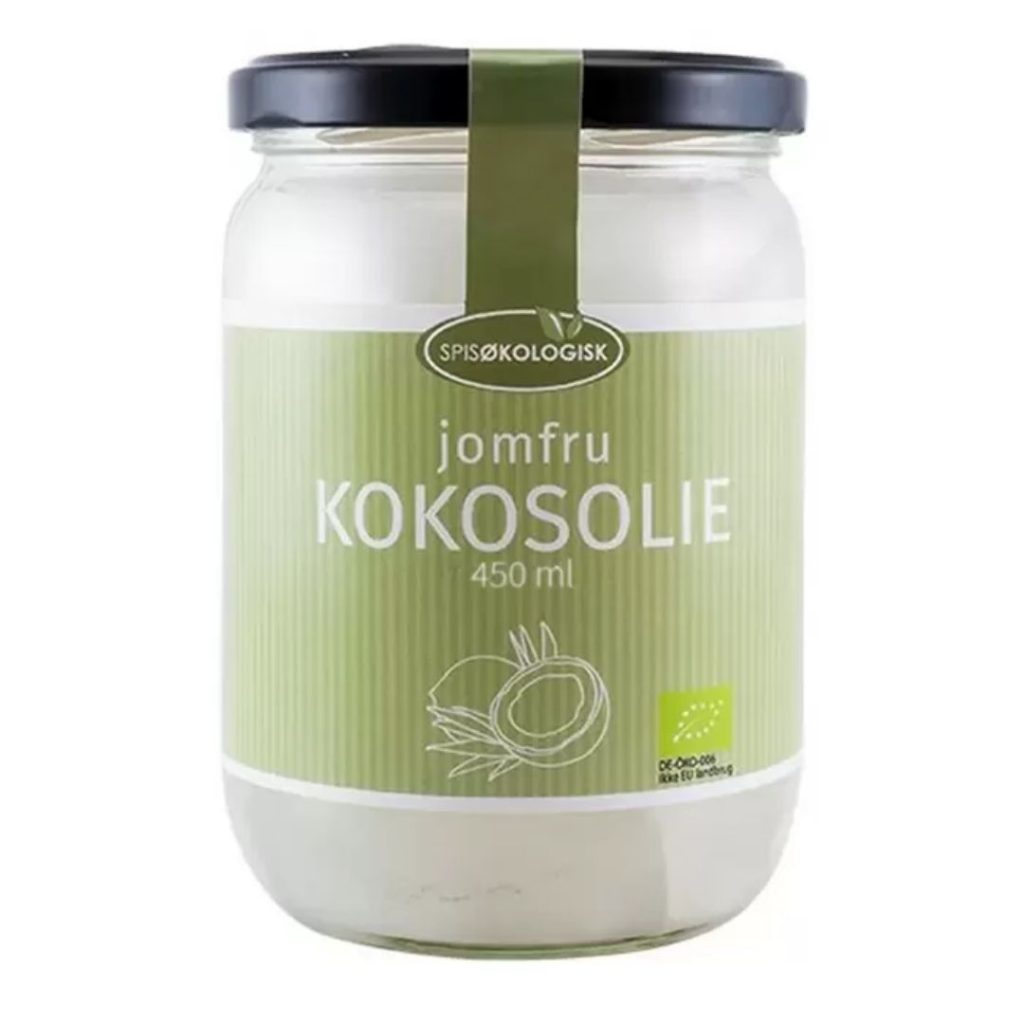 SPIS Økologisk jomfru kokosolie, koldpresset og ren.