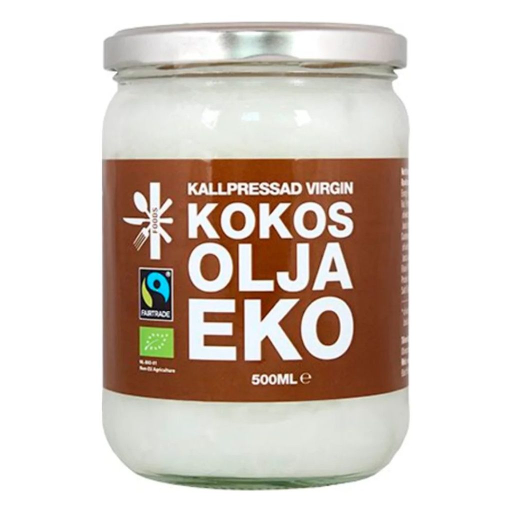 Superfruit økologisk ekstra jomfru kokosolie.