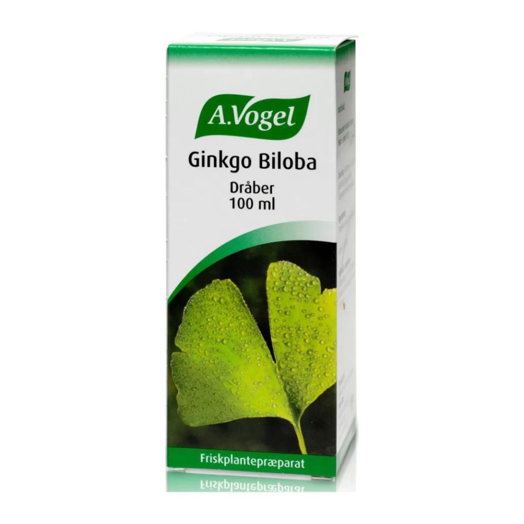 A. Vogel Ginkgo Biloba dråber 100 ml i grøn æske
