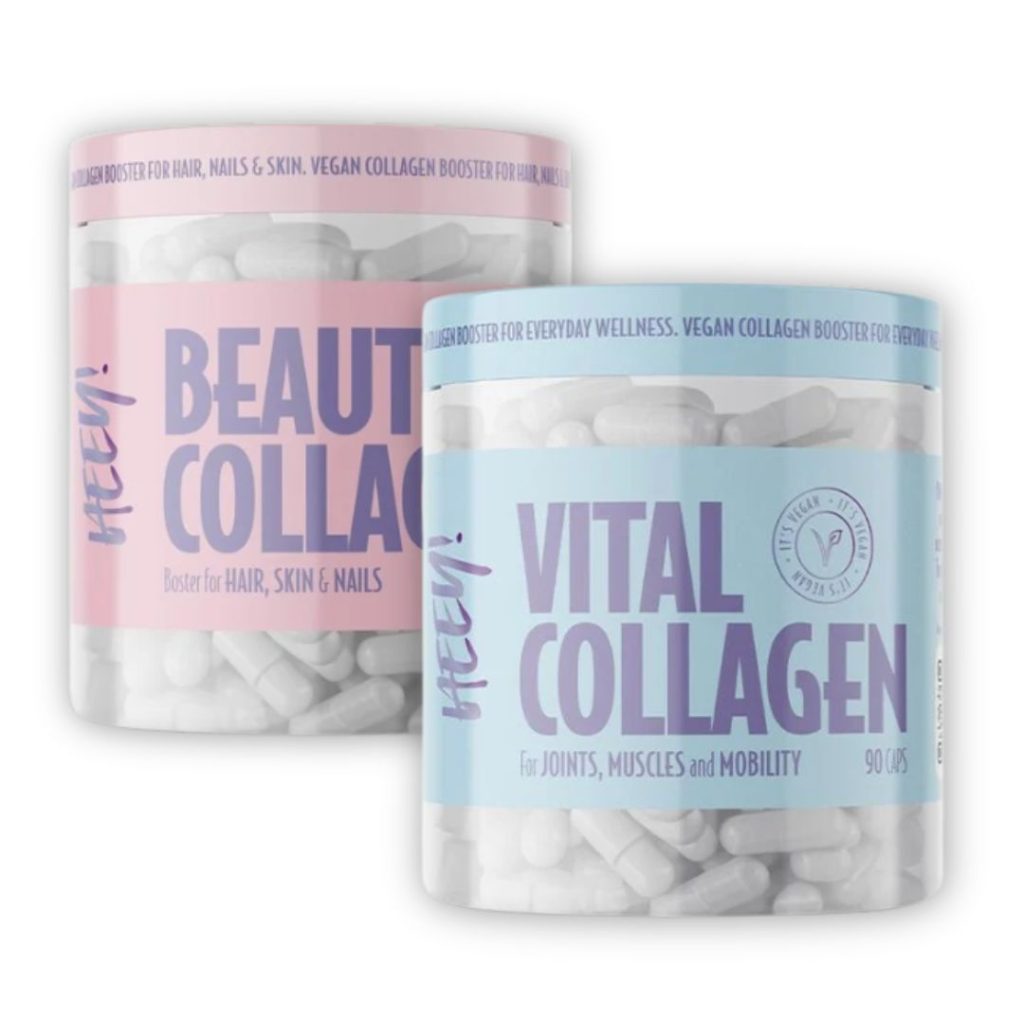 HEEY Collagen Beauty og Vital – veganske kollagentilskud i kapsler