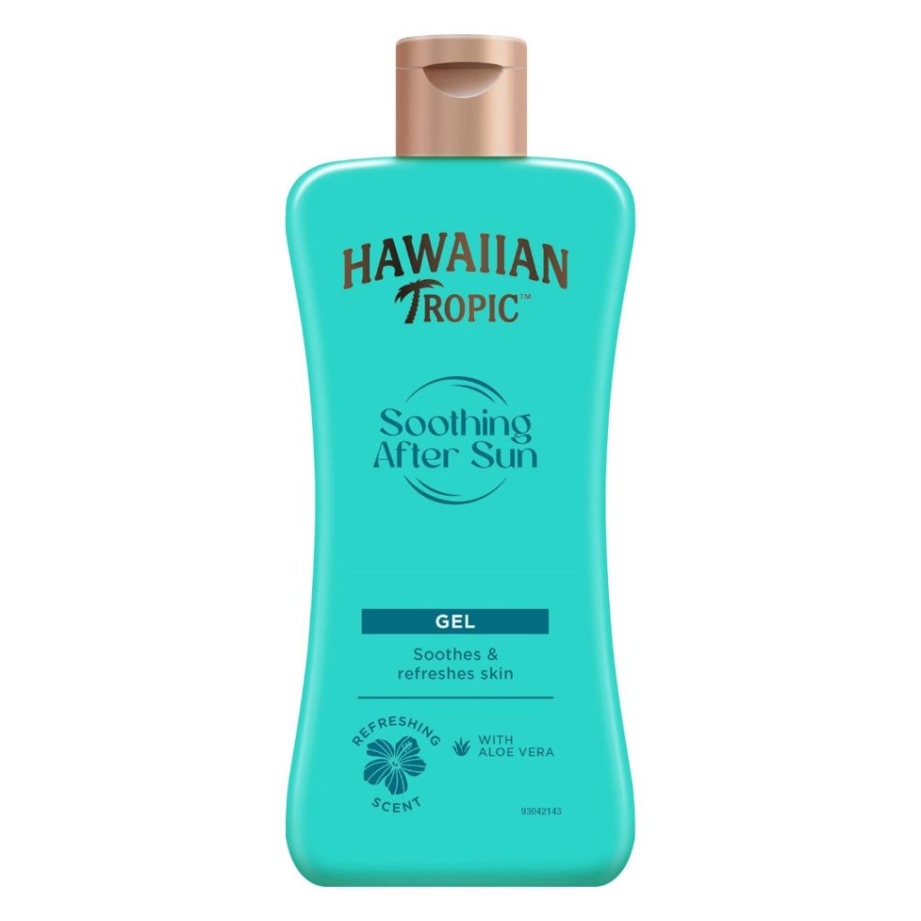 Hawaiian Tropic Soothing After Sun Gel i turkis flaske