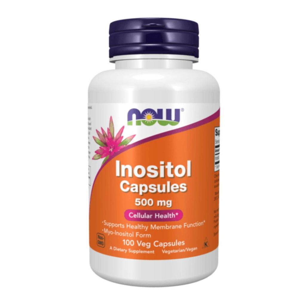 NOW Foods Inositol 500 mg, 100 vegetabilske kapsler